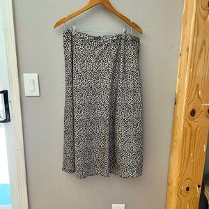 J Crew Leopard MIDI Skirt